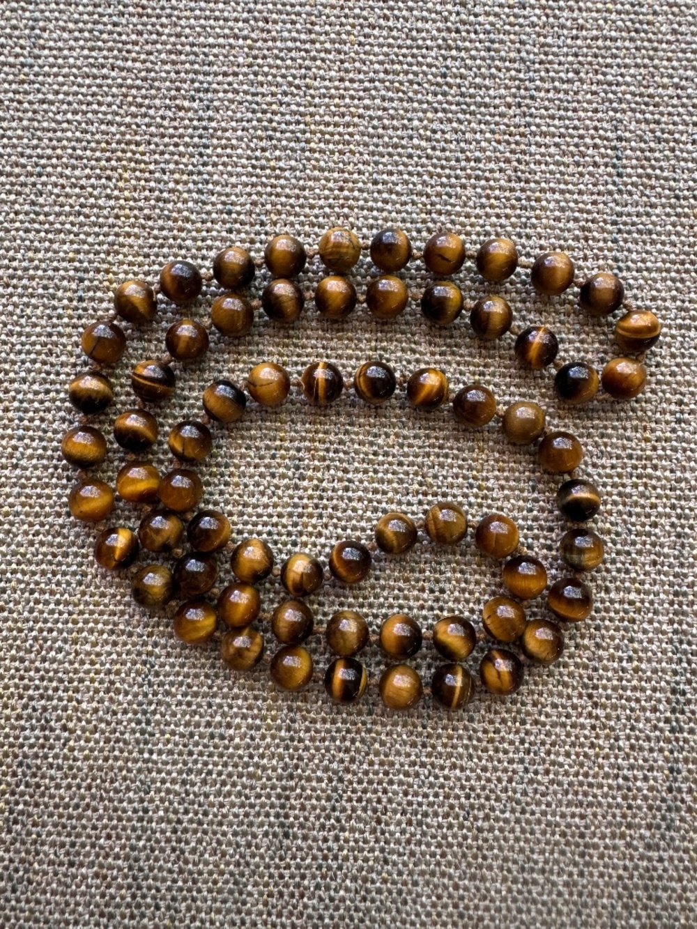 Tigers Eye Beaded Necklace